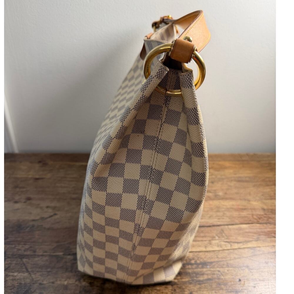 Louis Vuitton Authentic 100% Graceful hobo Damier Azur Bag - Picture 3 of 16
